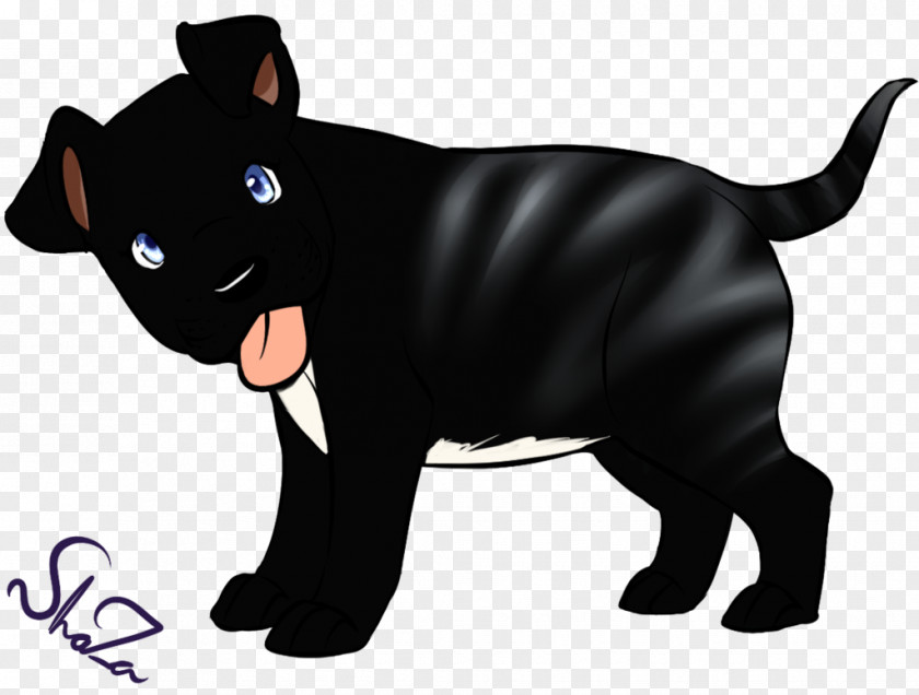 Dog Black Cat Whiskers Mammal PNG