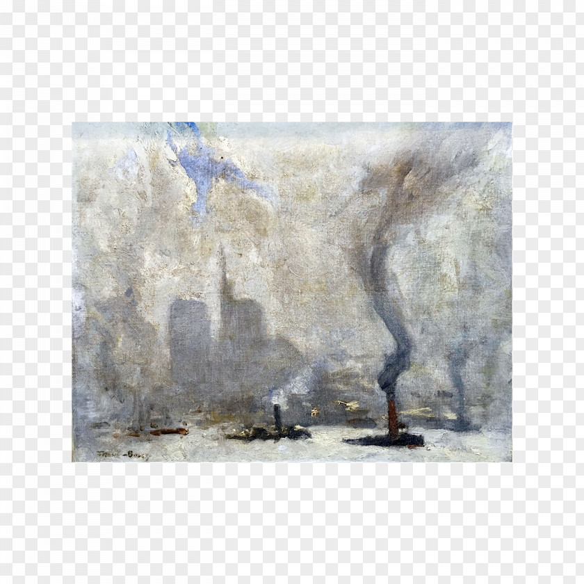 New York Harbor Drip Painting Artist Abstract Expressionism Watercolor PNG
