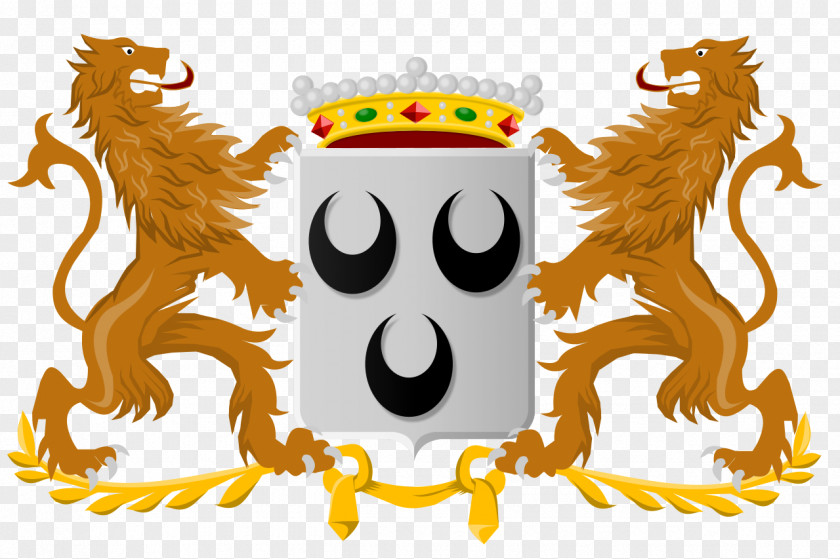 Wapen Van Oosterhout Coat Of Arms Flag Baroniemonument Heraldry PNG