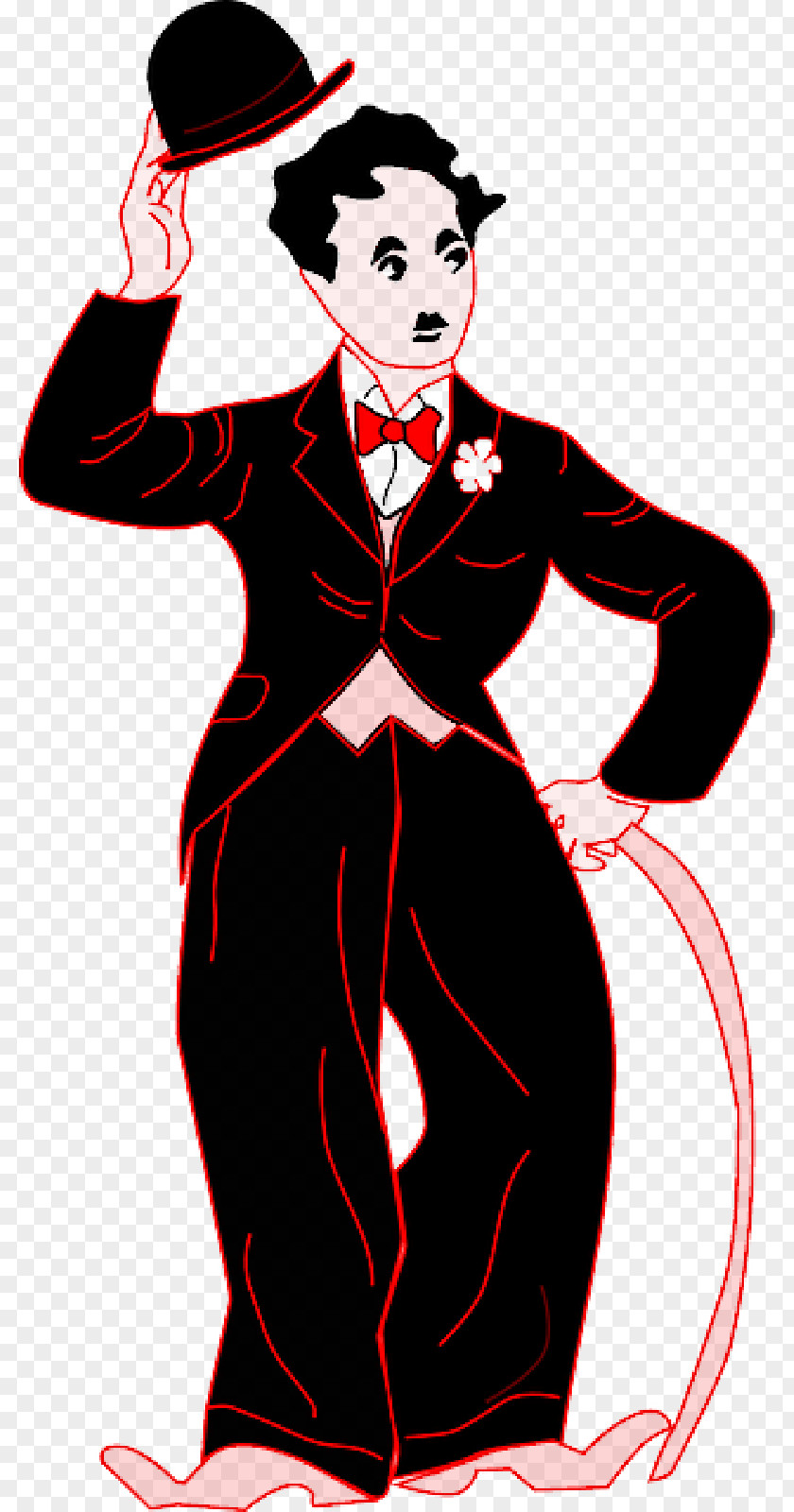 Charlie Chaplin Tramp Silent Illustration Image PNG