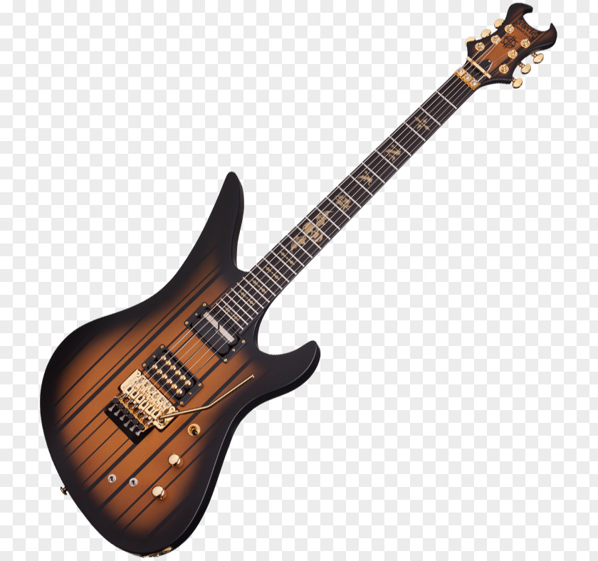 Electric Guitar Schecter C-1 Hellraiser FR Research Floyd Rose PNG