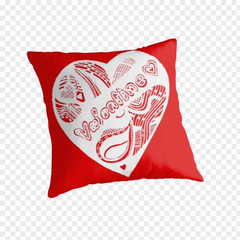 Valentine's Day Poster Background Material Psd Throw Pillows Cushion Heart PNG