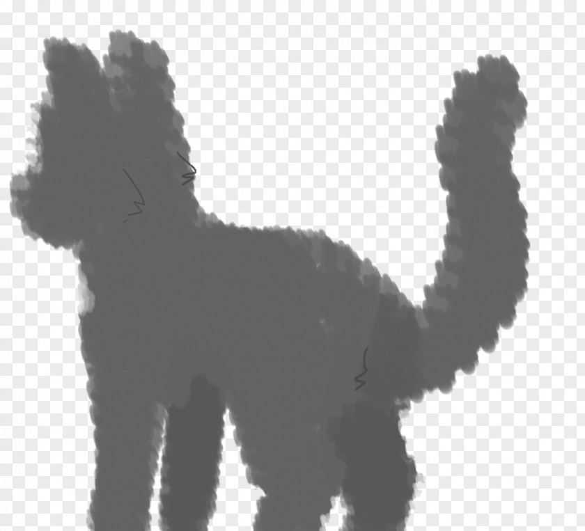 Dog Black Silhouette White Canidae PNG