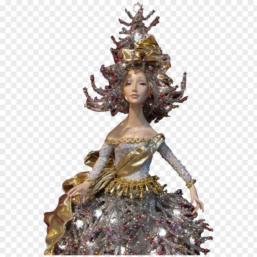 Doll Jolie Bronze Sculpture PNG