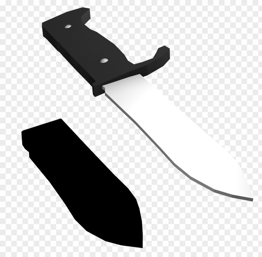 Knife Machete Blade Line PNG