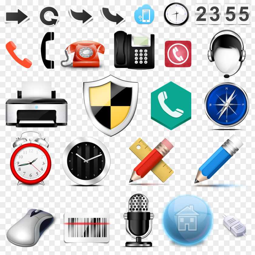 Life Tools Icon Computer Mouse Download Flat Design PNG