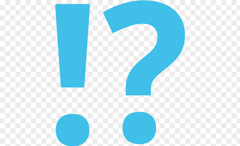 Mark King Question Exclamation Emoji Clip Art PNG