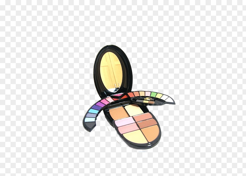 Professional Multicolor Eyeshadow Box Beauty Cosmetics Icon PNG