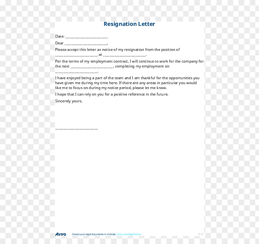 Resume Manufacturing Cover Letter Of Resignation English Application For Employment PNG