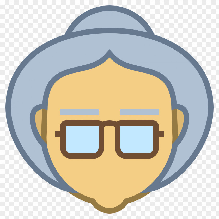 Woman Old Age Person Share Icon PNG