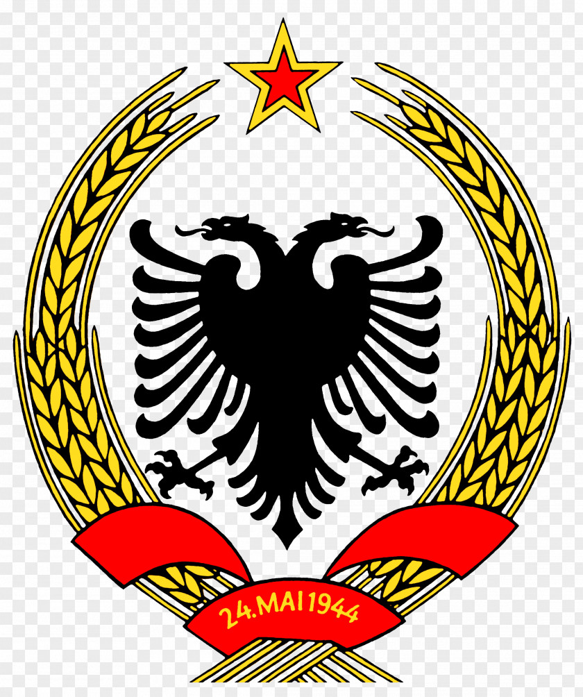 Chinese Party People's Socialist Republic Of Albania Coat Arms Communism PNG