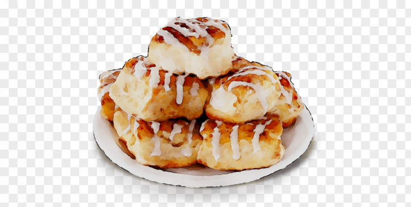 Cinnamon Roll Danish Pastry Bun Frozen Dessert PNG