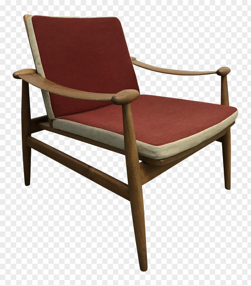 Lounge Chair Danish Modern Mid-century Scandinavian Design Furniture PNG