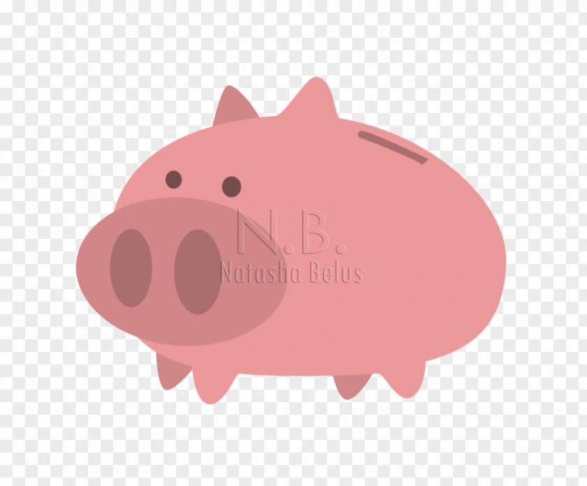 Pig Snout Pink M PNG