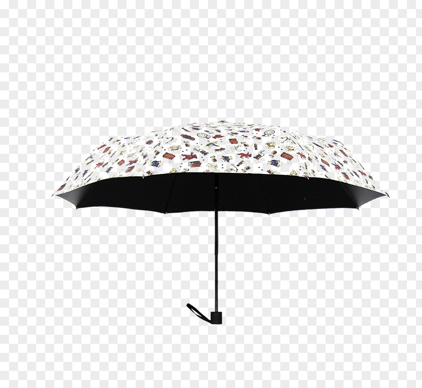 Teddy Sun Umbrella Three Folding PNG