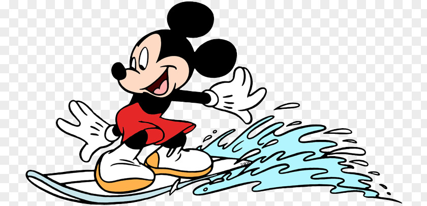 Mickey Mouse Clip Art Cartoon Minnie Surfing Donald Duck PNG