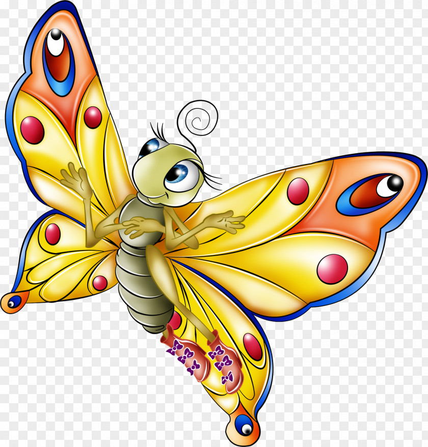 Butterfly Cartoon Clip Art PNG