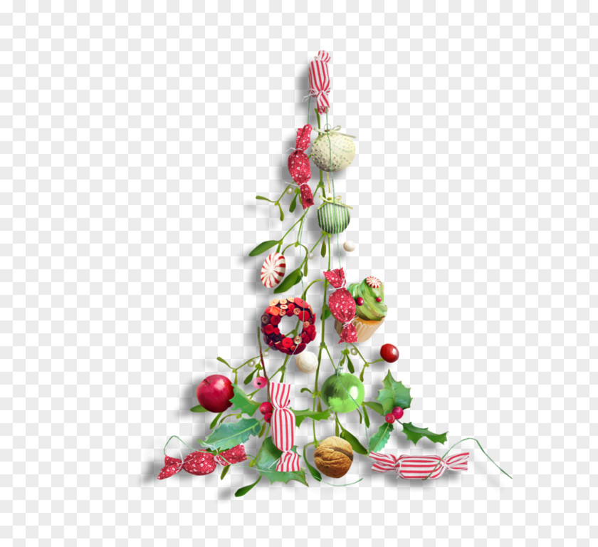 Candy Decorative Branches Christmas Decoration Pohlednice Clip Art PNG