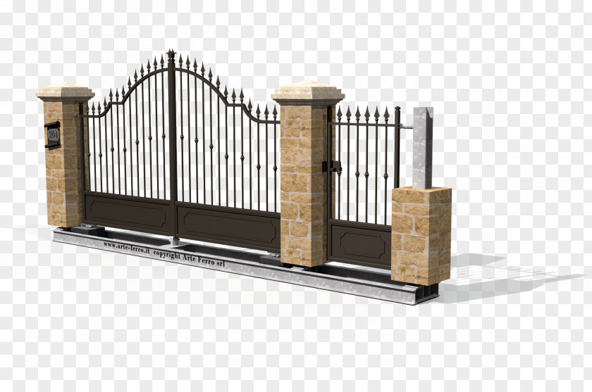 Gate Wrought Iron Door Metal PNG