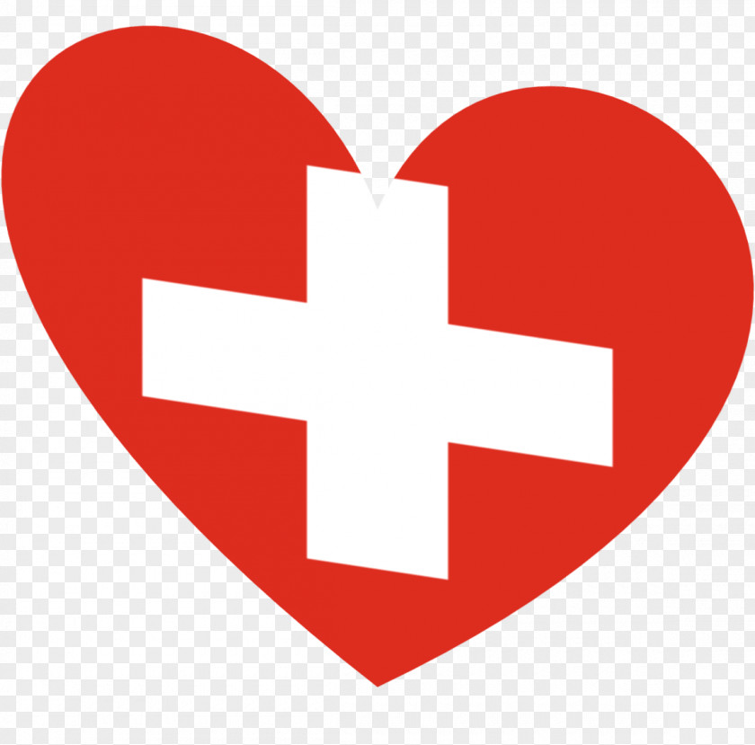 Hamburg Vector Flag Of Switzerland Heart Symbol PNG