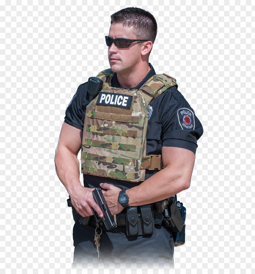 Military Police Officer Active Shooter Soldier Plate Carrier System PNG