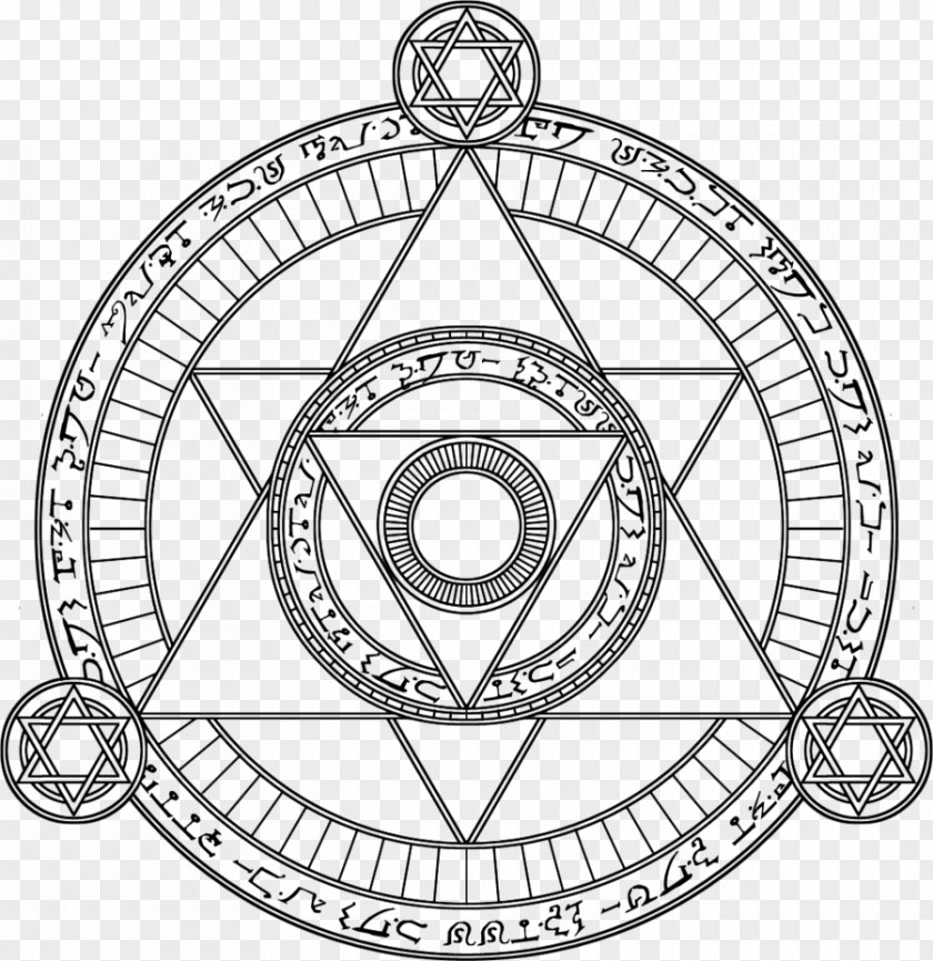 Symbol Magic Seal Of Solomon Witchcraft Spell PNG