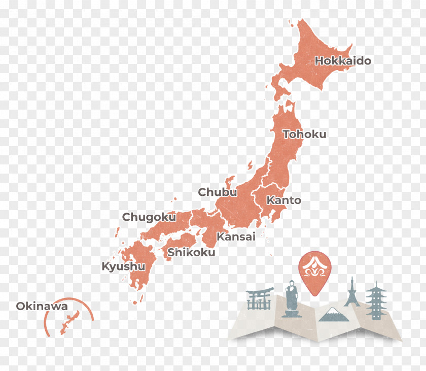 Japanese Buddhism Museum Japan Vector Graphics Map Illustration Shutterstock PNG