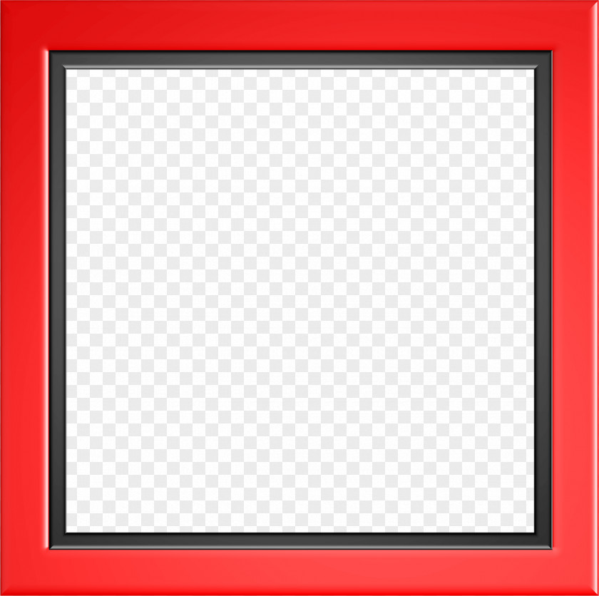 Plate Picture Frames Red Clip Art PNG