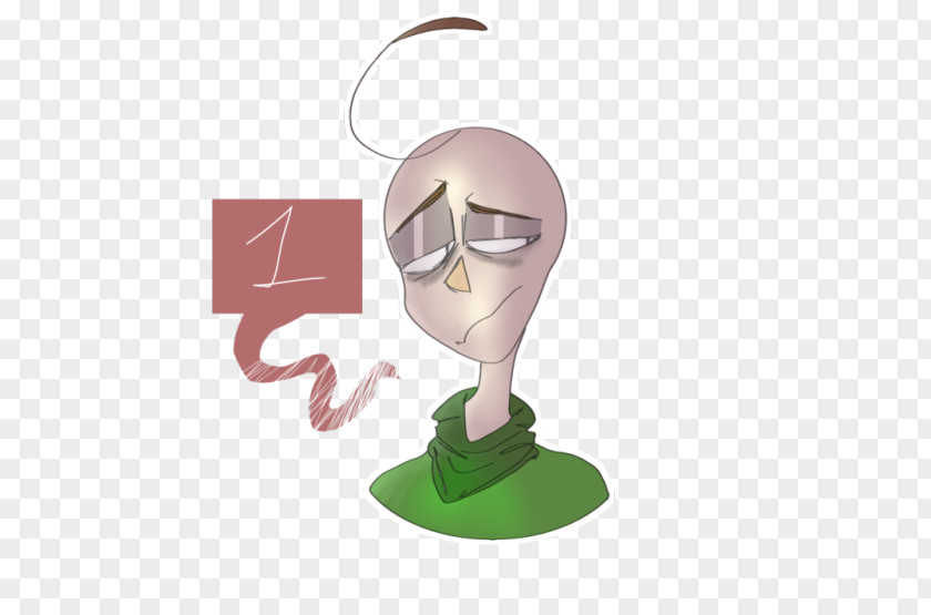 Baldi's Basics Product Design Animated Cartoon PNG