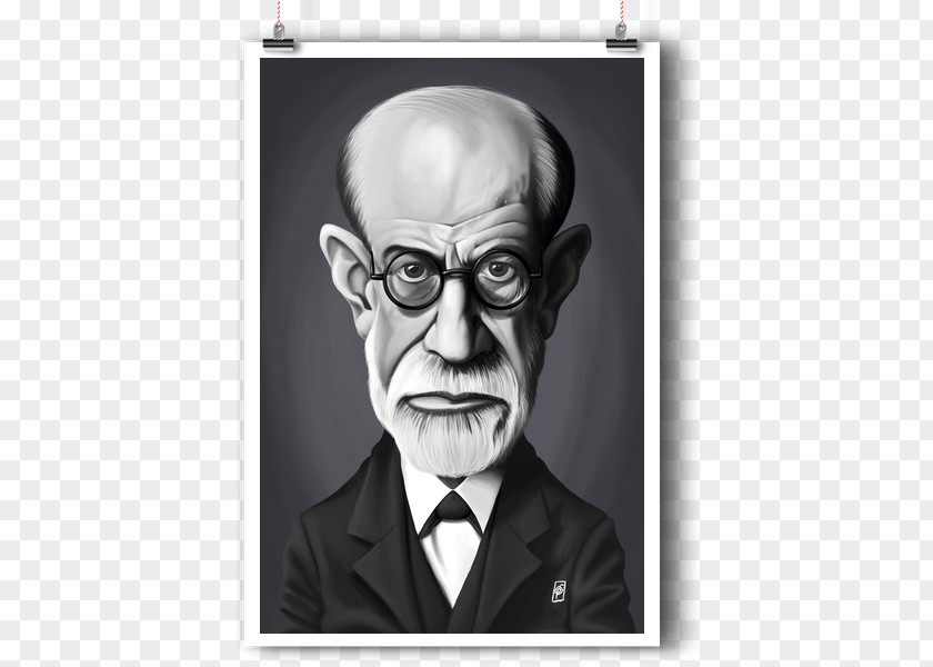 Sigmund Freud Canvas Print Poster PNG