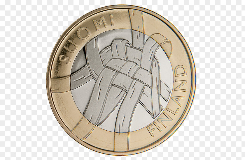 Coin Finland 2 Euro Coins Commemorative PNG