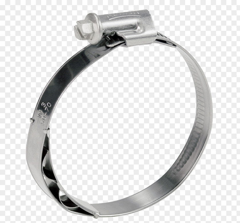 Screw Hose Clamp Stainless Steel Pipe PNG