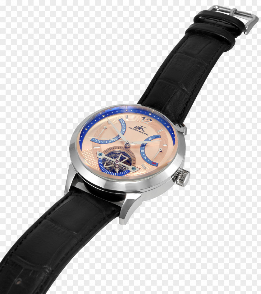 Seagull Material Automatic Watch Power Reserve Indicator Dial Strap PNG