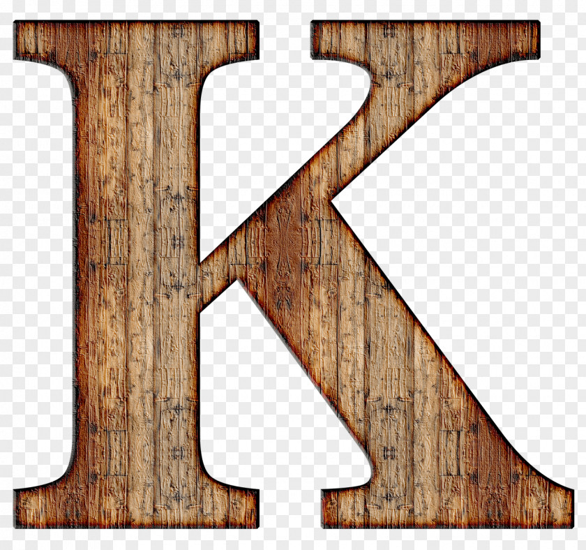 Wooden Capital Letter K PNG K, letter illustration clipart PNG