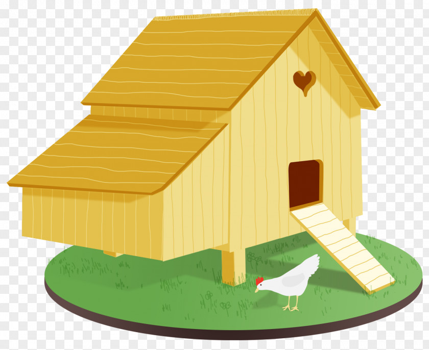 Chicken Coop Clip Art Building House PNG