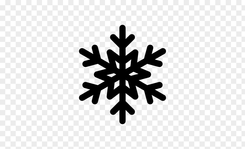 Creative Winter Snowflake Shape PNG