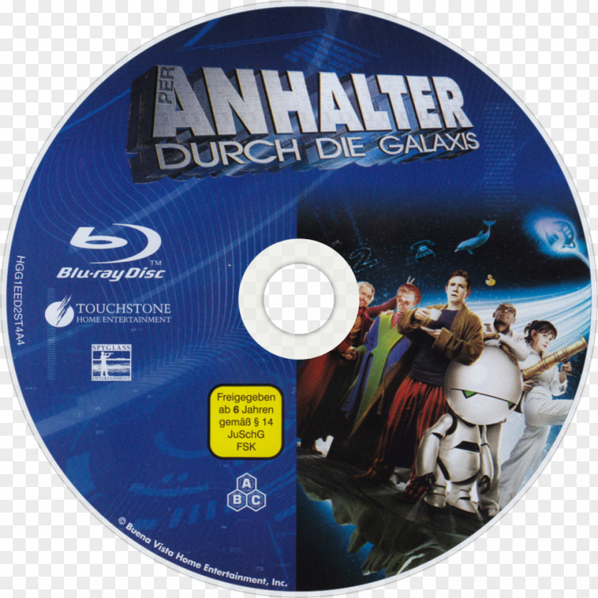 Dvd Blu-ray Disc Compact Film The Hitchhiker's Guide To Galaxy DVD PNG