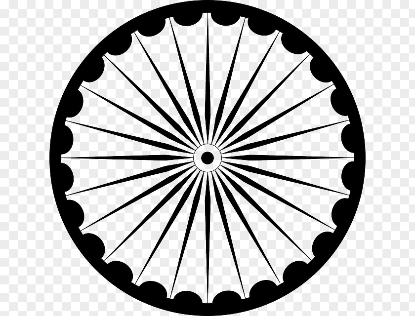 Circle Flower Pillars Of Ashoka Chakra Clip Art PNG