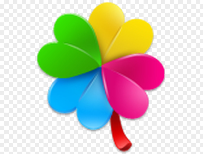 Clover Four-leaf Color Luck PNG