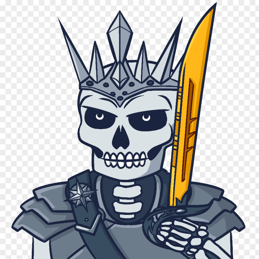 King Skull Clip Art PNG