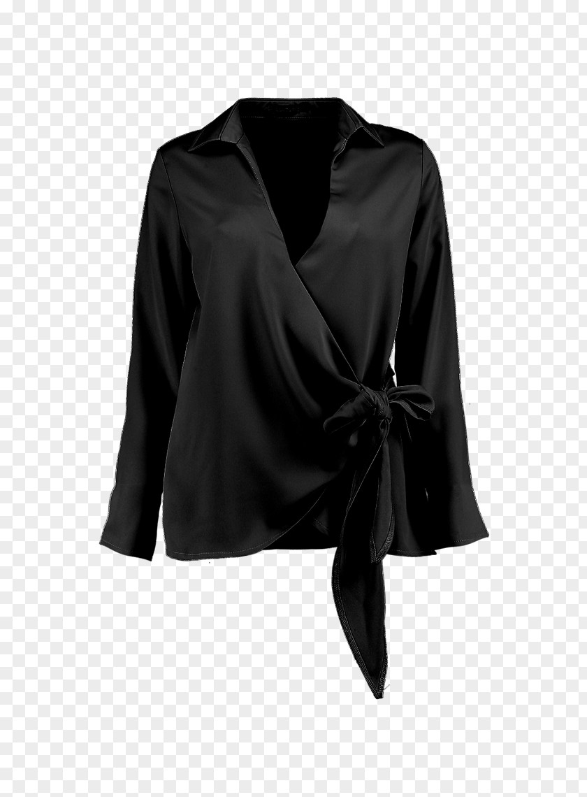 Satin Blouse Clothing Sleeve Cardigan PNG