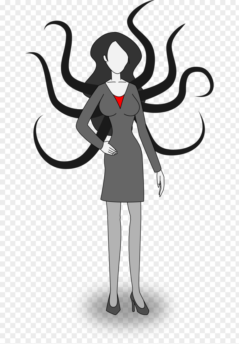 Silhouette Clip Art Slenderman Cartoon PNG