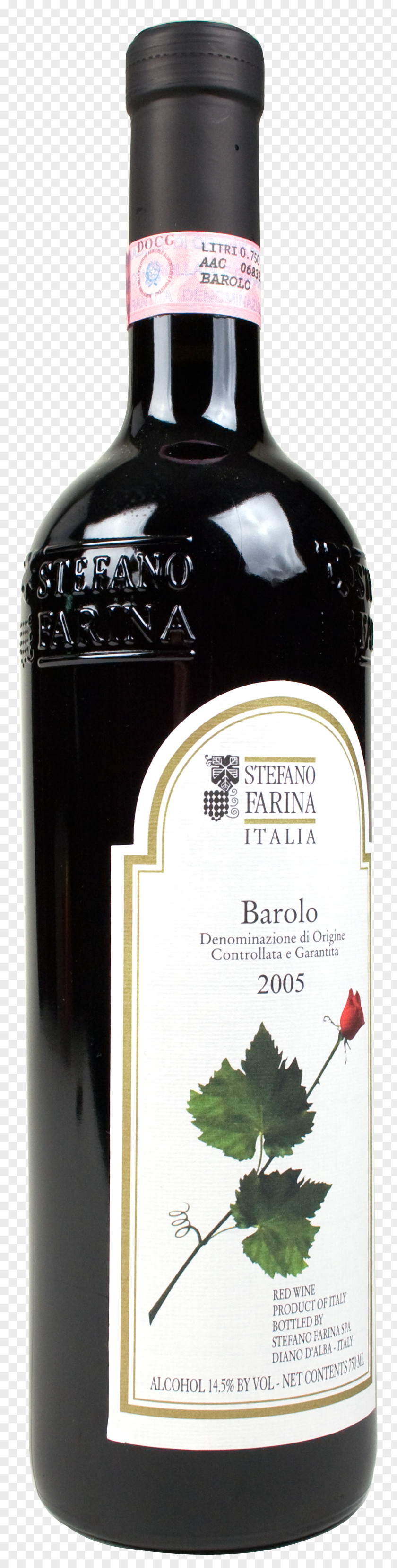 Wine Liqueur Dessert Barolo DOCG Glass Bottle PNG