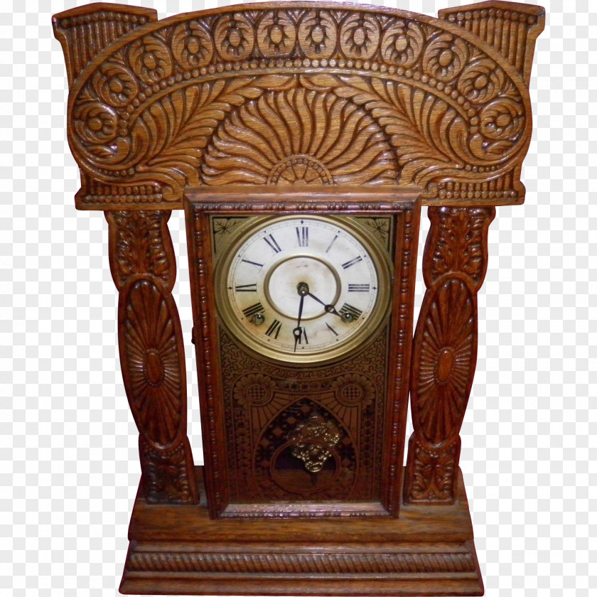 Antique Mantel Clock American Floor & Grandfather Clocks PNG