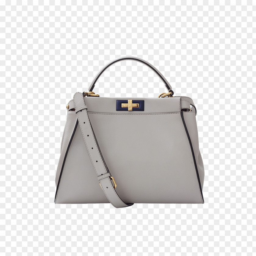 Bag Tote Fendi Leather White PNG