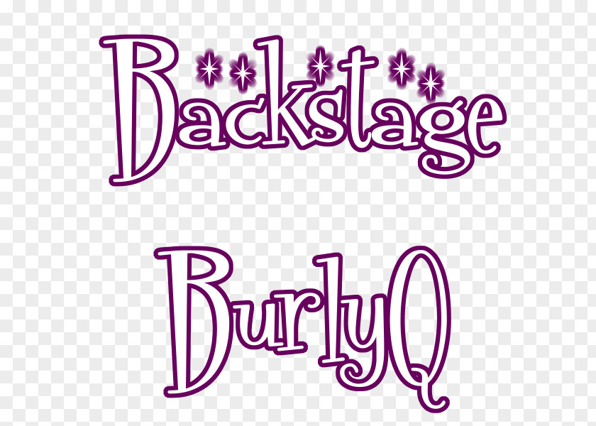 Burlesque Brand Logo Line Clip Art PNG