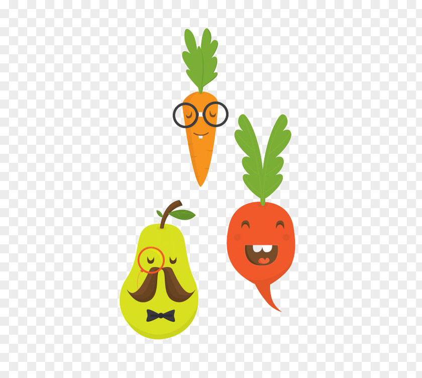 Cartoon Vegetables Food Illustration PNG