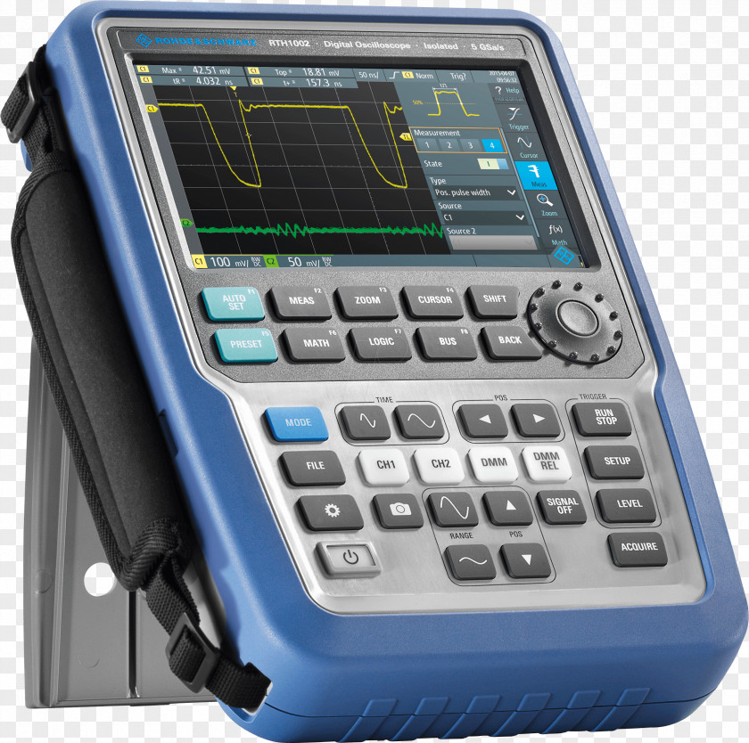 Digital Storage Oscilloscope Rohde & Schwarz Electronics Sampling Rate PNG