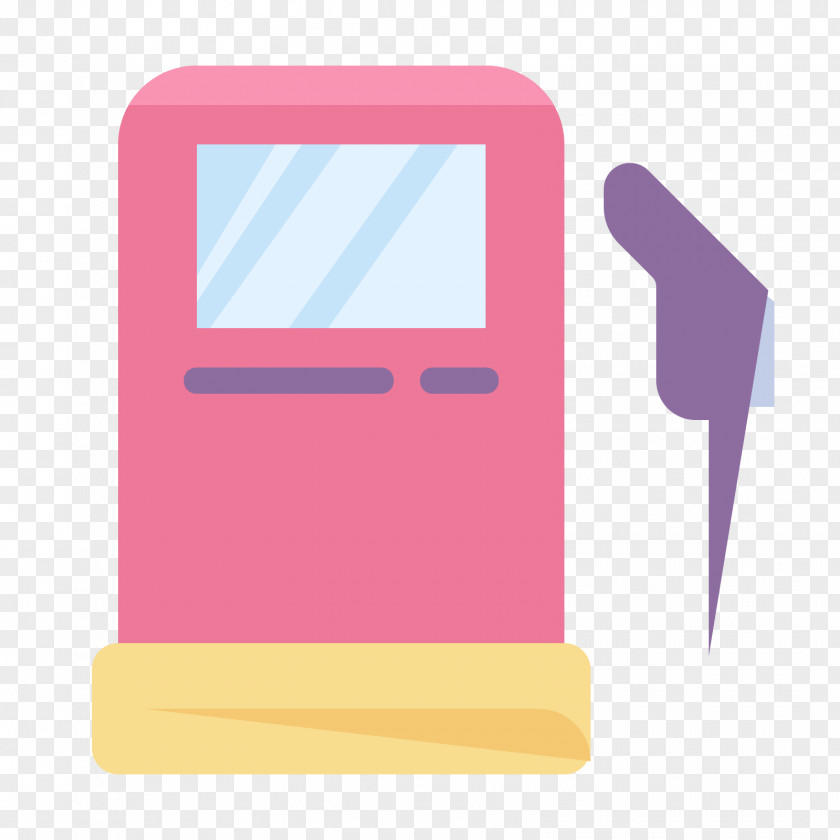 Gas Pump Purple Magenta Brand PNG