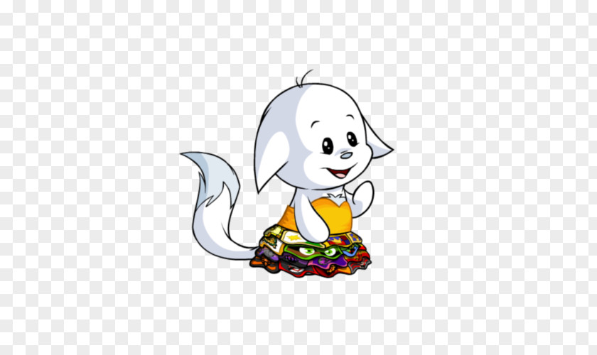 Neopets Avatar White Emoticon PNG